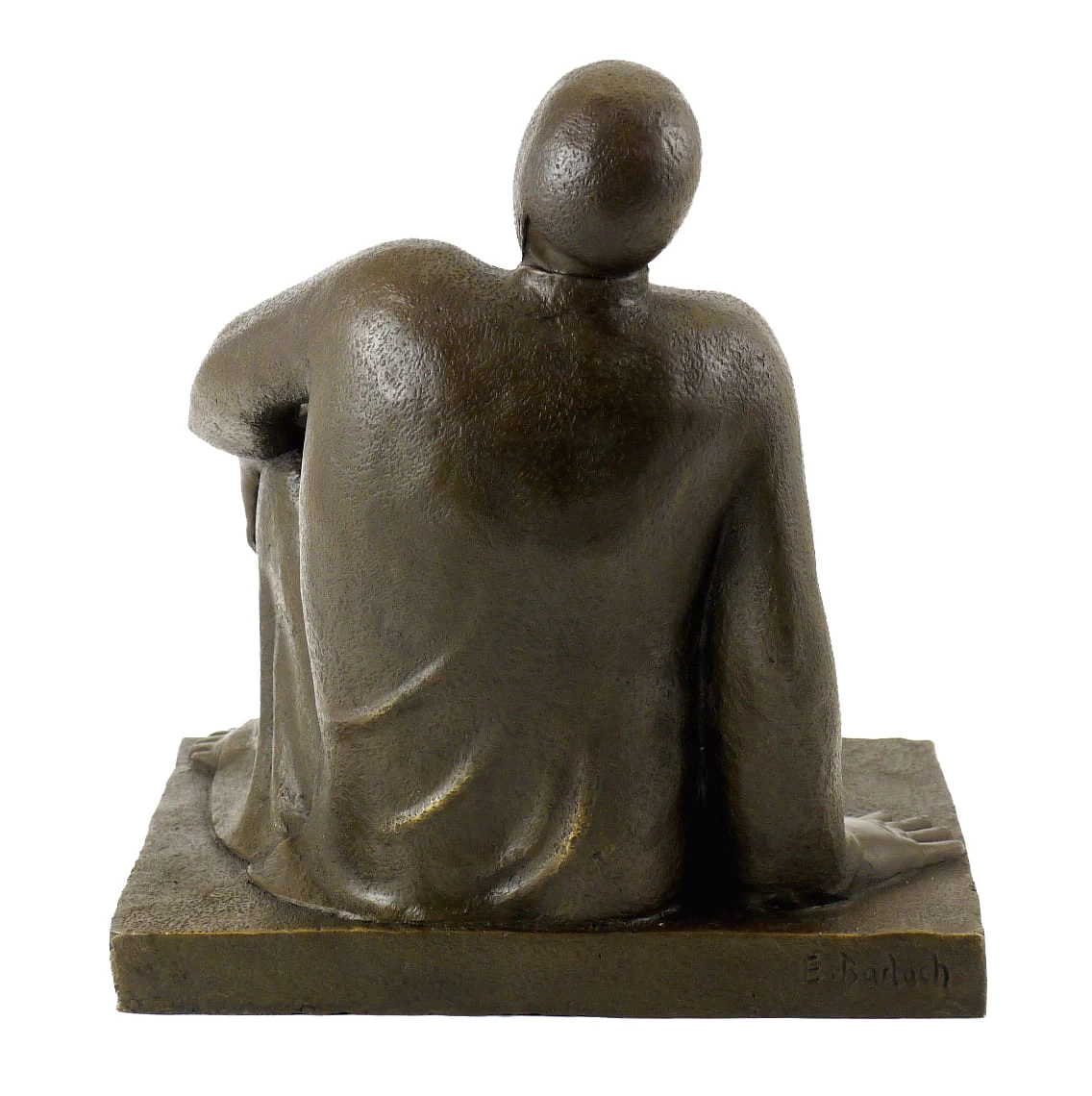 Bronze Figure - Russian Beggar Woman With Bowl - Ernst Barlach 5 Bronze Figure - Russian Beggar Woman With Bowl - Ernst Barlach - Image 5