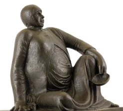 Bronze Figure - Russian Beggar Woman With Bowl - Ernst Barlach 13 Bronze Figure - Russian Beggar Woman With Bowl - Ernst Barlach -Salvador Dali Shop 606 759300b8608a39