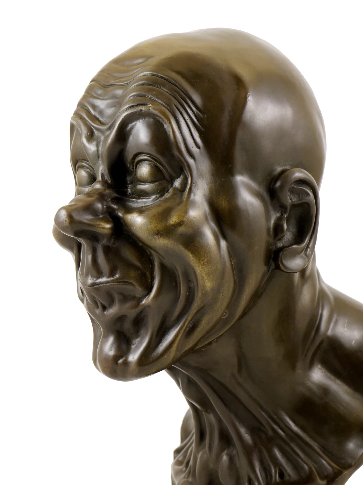 Bronze Head - Grotesque Grimace - Franz Xaver Messerschmidt 2 Bronze Head - Grotesque Grimace - Franz Xaver Messerschmidt - Image 2