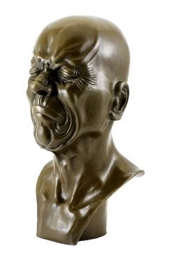 Bizarre Bronze Bust - Head With Narrowed Eyes - Messerschmidt -Salvador Dali Shop 610 359300b8887962