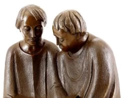 Bronze Sculpture - Reading Monks (1932) - Sign. Ernst Barlach -Salvador Dali Shop 613 459300b8953435