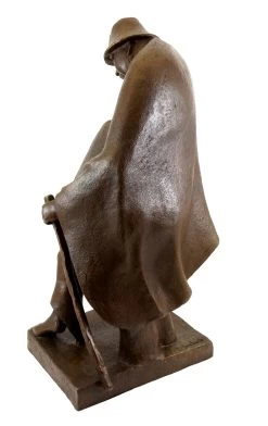 Bronze Figure - Hilarious Monopod (1934) - Sign. Ernst Barlach -Salvador Dali Shop 614 459300b8b19ef4