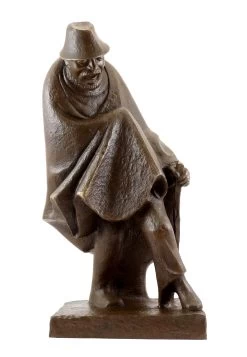 Bronze Figure - Hilarious Monopod (1934) - Sign. Ernst Barlach -Salvador Dali Shop 614 6