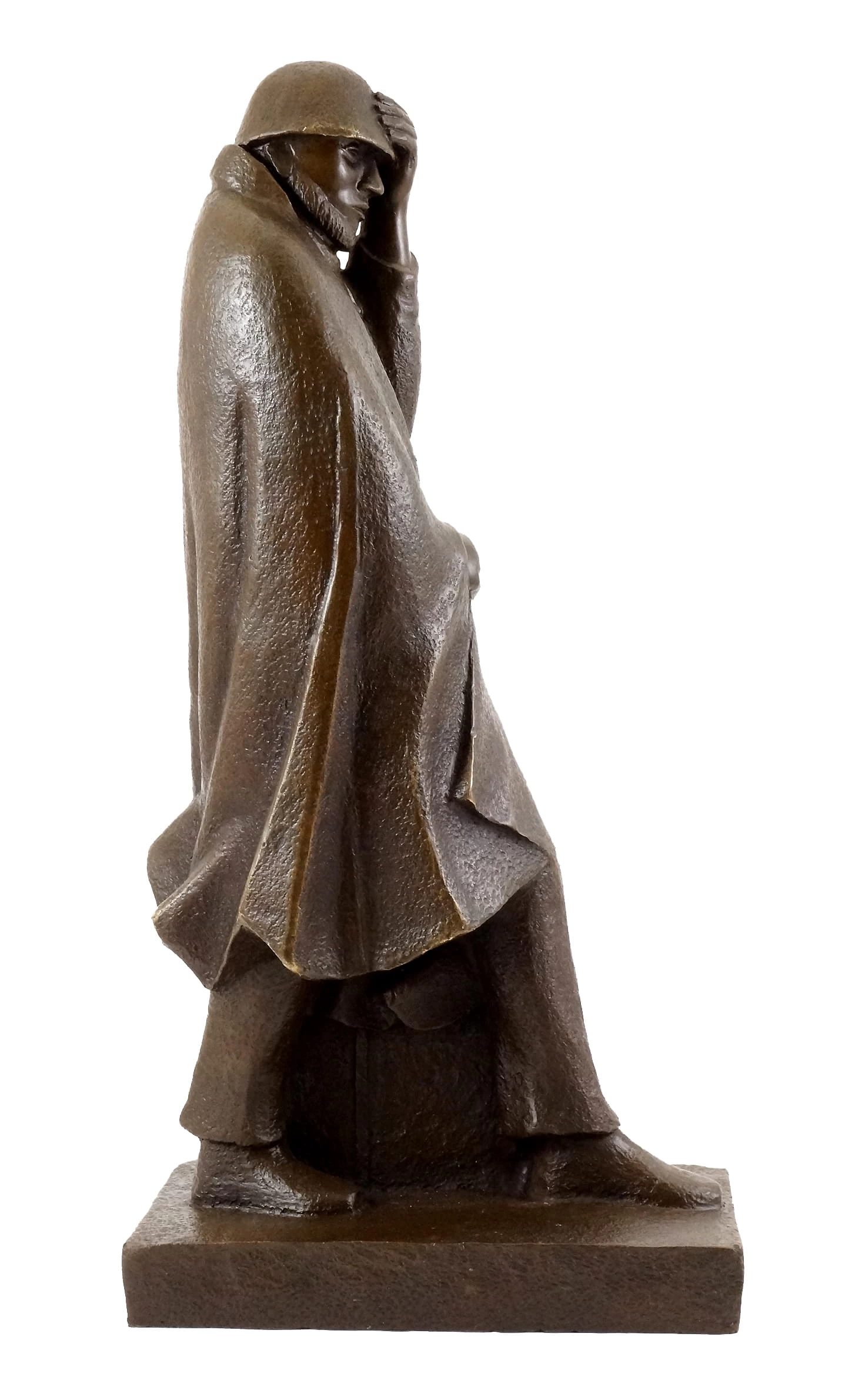 Bronze Statue - Wanderer In The Wind (1934) - Ernst Barlach 2 Bronze Statue - Wanderer In The Wind (1934) - Ernst Barlach - Image 2