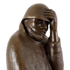 Bronze Statue - Wanderer In The Wind (1934) - Ernst Barlach 10 Bronze Statue - Wanderer In The Wind (1934) - Ernst Barlach -Salvador Dali Shop 615 5