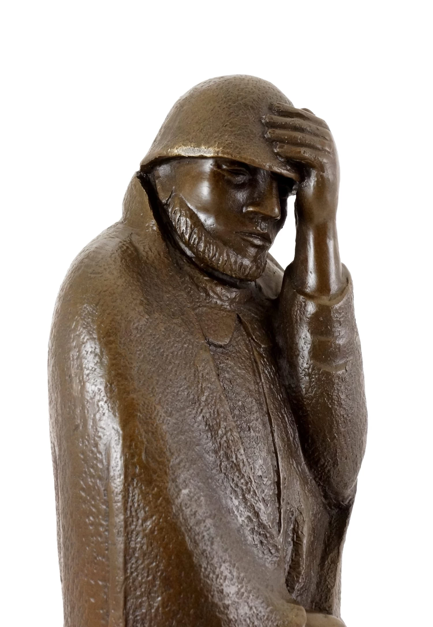 Bronze Statue - Wanderer In The Wind (1934) - Ernst Barlach 6 Bronze Statue - Wanderer In The Wind (1934) - Ernst Barlach - Image 6