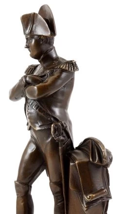 Historic Bronze Figure - Napoleon Bonaparte - Sign. Milo