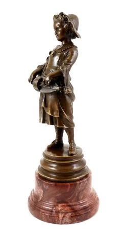 Young Girl Making Music - Vienna Bronze, Bergmann Stamp -Salvador Dali Shop 623 459300b9285fbd