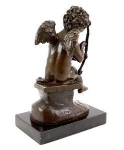 Bronze Figure - Cupid Stringing His Bow - Sign. Charles Louchet -Salvador Dali Shop 625 459300b93e11ad