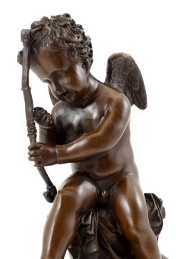Bronze Figure - Cupid Stringing His Bow - Sign. Charles Louchet -Salvador Dali Shop 625 659300b9405c0f