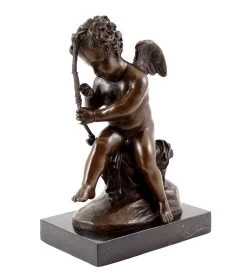 Bronze Figure - Cupid Stringing His Bow - Sign. Charles Louchet -Salvador Dali Shop 625 8