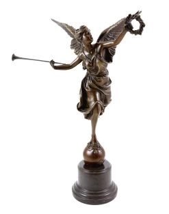 Bronze Statue - La Renomee - Louis-Ernest Barrias - Signed -Salvador Dali Shop 626 459300b9497bd9