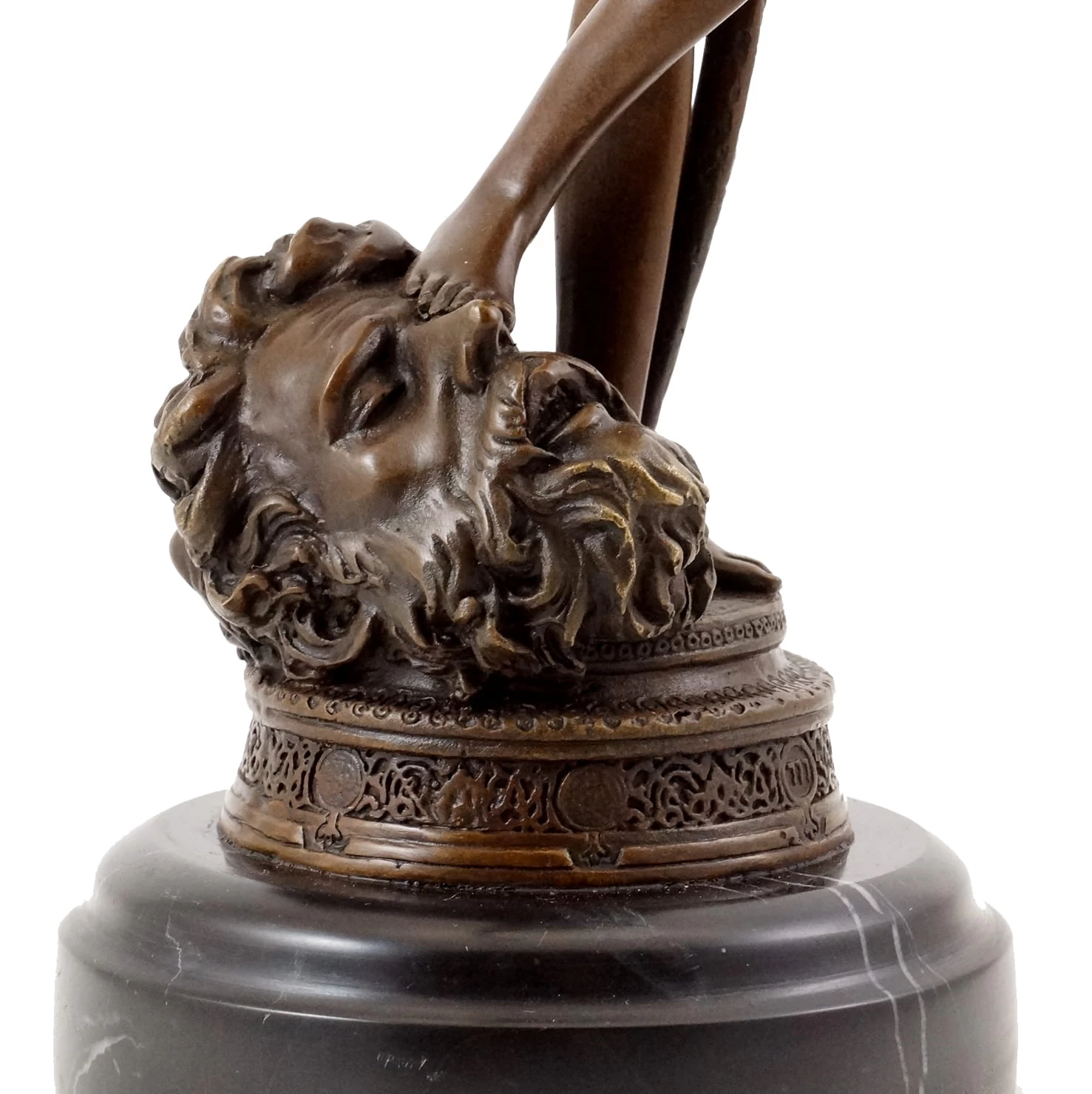 Bronze Statue - David After The Fight - Sign. Antonin Mercié 3 Bronze Statue - David After The Fight - Sign. Antonin Mercié - Image 3