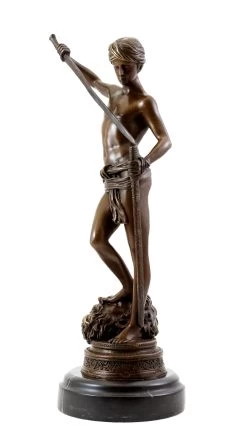 Bronze Statue - David After The Fight - Sign. Antonin Mercié 11 Bronze Statue - David After The Fight - Sign. Antonin Mercié -Salvador Dali Shop 627 559300b956ddc5