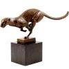 Animal Sculpture - Cheetah - High-grade Bronze - Sign. Milo