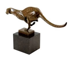 Animal Sculpture - Cheetah - High-grade Bronze - Sign. Milo -Salvador Dali Shop 628 359300b9603b3a