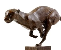 Animal Sculpture - Cheetah - High-grade Bronze - Sign. Milo -Salvador Dali Shop 628 659300b965eab1
