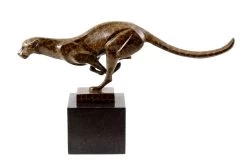 Animal Sculpture - Cheetah - High-grade Bronze - Sign. Milo -Salvador Dali Shop 628 759300b9678d87