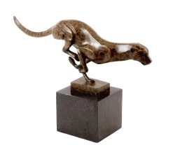 Animal Sculpture - Cheetah - High-grade Bronze - Sign. Milo -Salvador Dali Shop 628 8