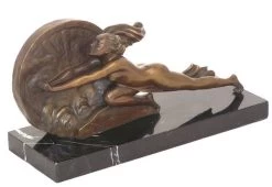 Art Deco Bronze "Towards Destiny" Signed A.Gennarelli