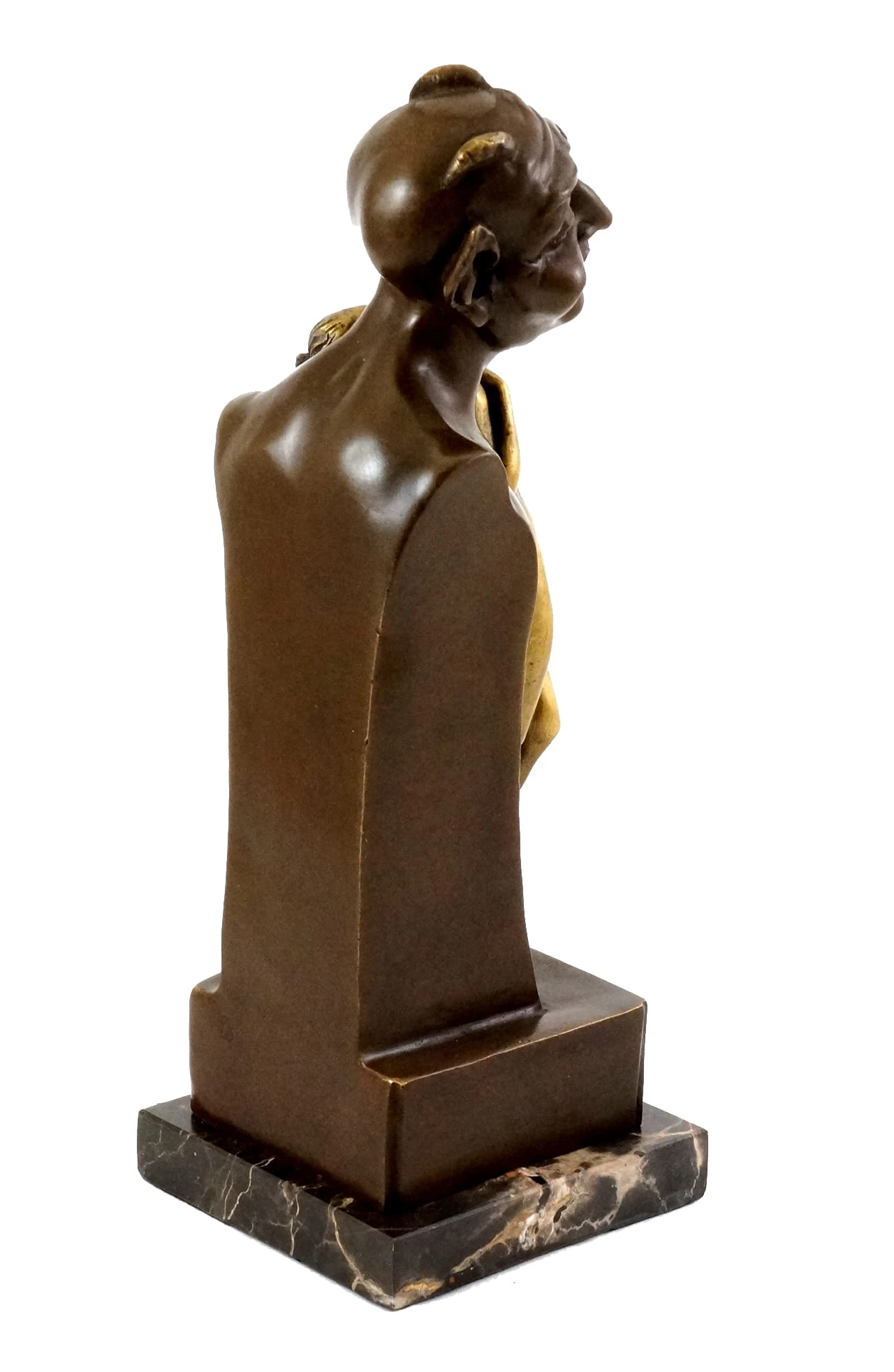 Devil Bust With Virgin - Vienna Bronze - Bergmann Stamp 3 Devil Bust With Virgin - Vienna Bronze - Bergmann Stamp - Image 3