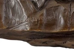 Bronze Relief - Portrait Of The Father (1912) - Otto Gutfreund