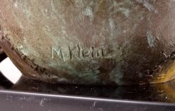 Bronze Figure - Girl With Baseball - Sign. Martin Klein 8 Bronze Figure - Girl With Baseball - Sign. Martin Klein -Salvador Dali Shop 637 359300b9ce4c82