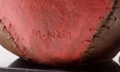 Bronze Statuette - Boy With Baseball - Sign. M. Klein -Salvador Dali Shop 638 559300ba246c14