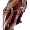 Bronze Sculpture - Woman's Head - Sign. Amedeo Modigliani