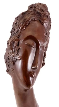 Bronze Sculpture - Woman's Head - Sign. Amedeo Modigliani -Salvador Dali Shop 645 359300ba6d2700