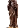 Bronze Figure - Joseph Holding The Jesus-child - A. A. Weinman