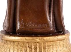 Bronze Figure - Joseph Holding The Jesus-child - A. A. Weinman -Salvador Dali Shop 647 559300ba865d7c