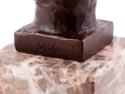 Head Of A French Bulldog - Animal Sculpture - Real Bronze -Salvador Dali Shop 648 359300ba8d7f53