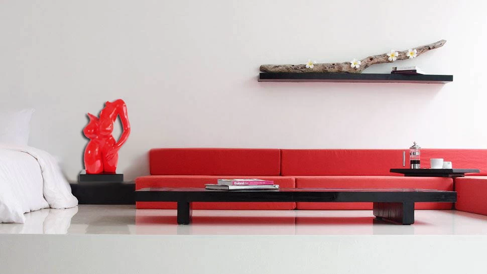 Erotic Female Nude - Red Seduction - Fiberglass - M. Klein 6 Erotic Female Nude - Red Seduction - Fiberglass - M. Klein - Image 6