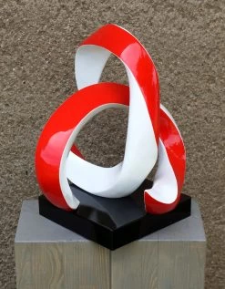 Abstract Art - Crossed Bands - Martin Klein - Fibreglass Figure