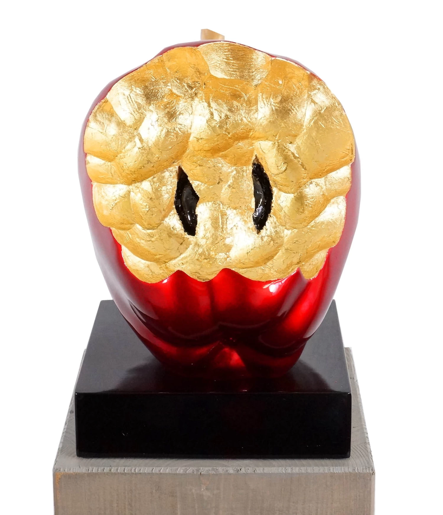 Fall Of Man - Fiberglass Sculpture On A Black Base, Martin Klein 1 Fall Of Man - Fiberglass Sculpture On A Black Base, Martin Klein