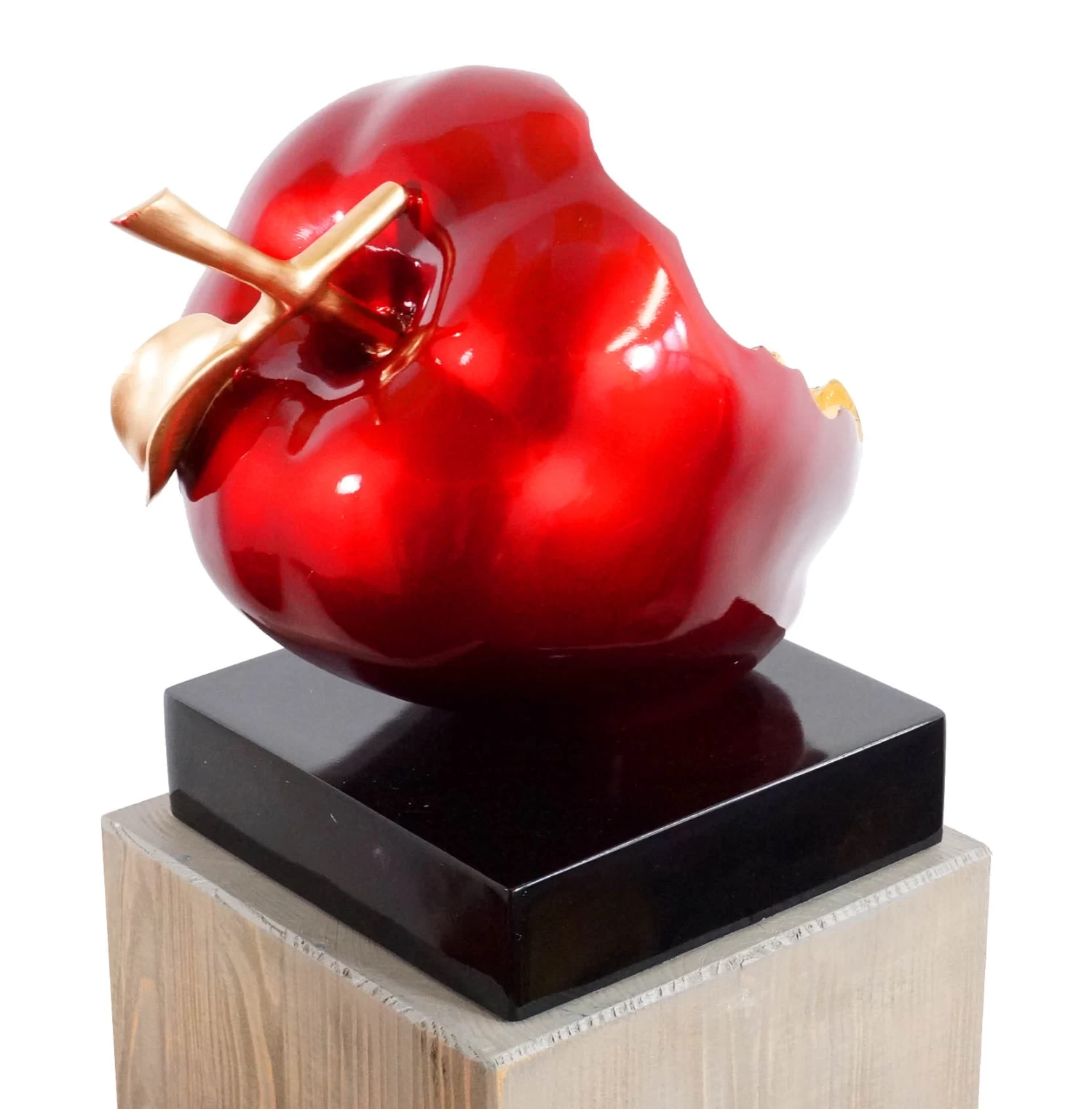 Fall Of Man - Fiberglass Sculpture On A Black Base, Martin Klein 2 Fall Of Man - Fiberglass Sculpture On A Black Base, Martin Klein - Image 2