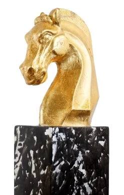 Golden Horse Head Made Of Fiberglass - Noble Ross - Martin Klein -Salvador Dali Shop 668 459300bb29de97