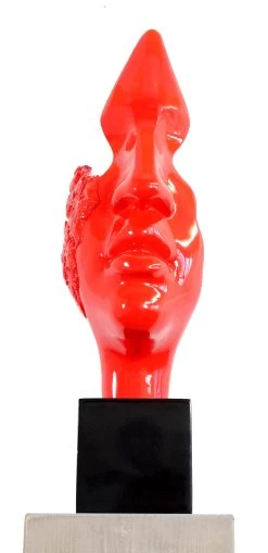Fragment Of A Mask - Red Fiberglass - Martin Klein -Salvador Dali Shop 669 559300bb35e8e1
