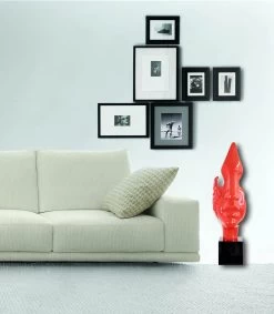 Fragment Of A Mask - Red Fiberglass - Martin Klein -Salvador Dali Shop 669 6