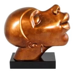 African Head Of Fiberglass - Congo Man - Martin Klein 10 African Head Of Fiberglass - Congo Man - Martin Klein -Salvador Dali Shop 676 459300bb7d9094