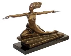 Art Deco Bronze Amazon On Marble Base Signed M. Bouraine -Salvador Dali Shop 67 459300a2cc4a5b