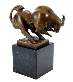 Cubist Bull In Miniature Format - Real Bronze - Milo -Salvador Dali Shop 694 459300bc24770b
