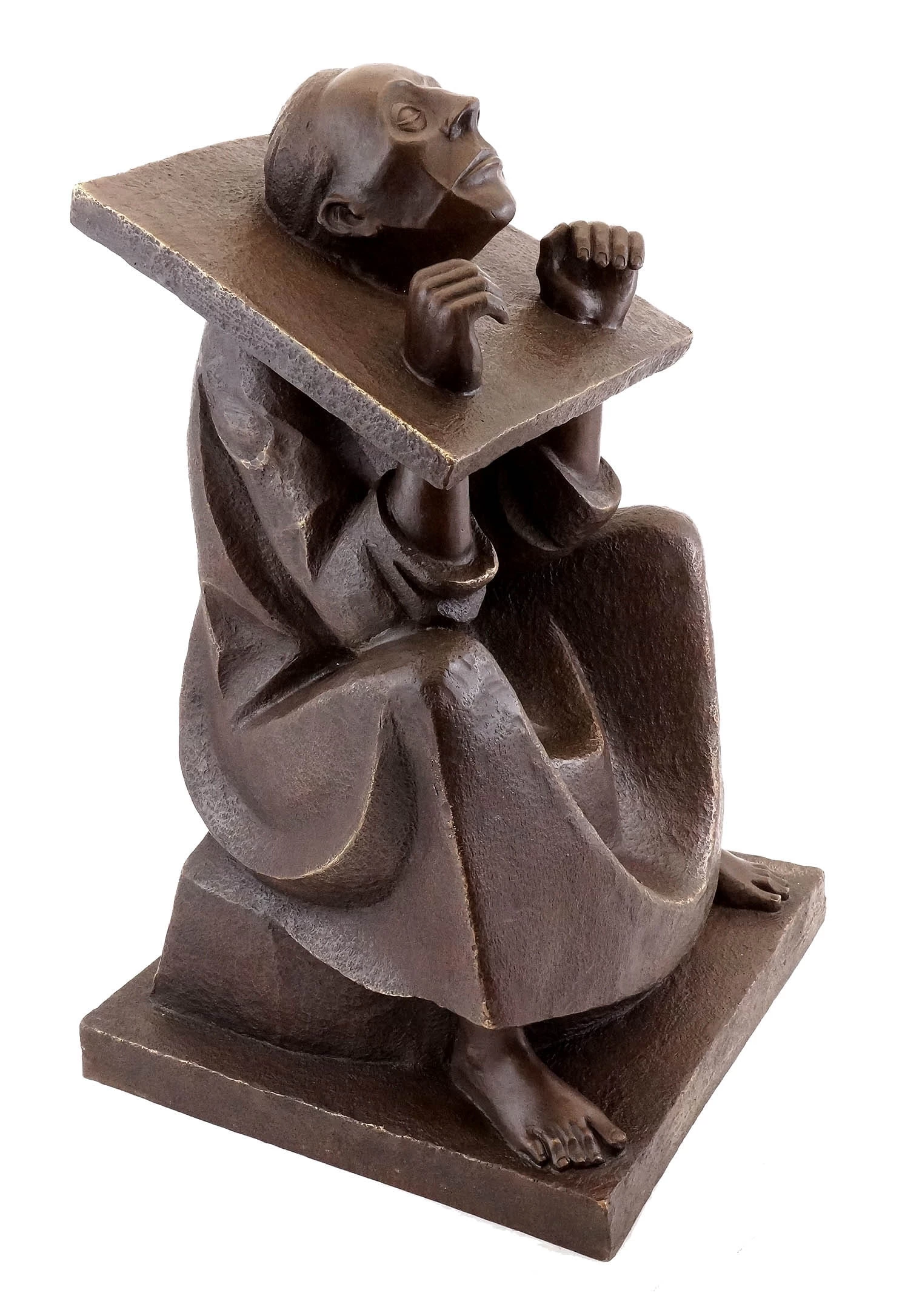 Man In Stocks (1918) - Ernst Barlach - Bronze Figure 2 Man In Stocks (1918) - Ernst Barlach - Bronze Figure - Image 2