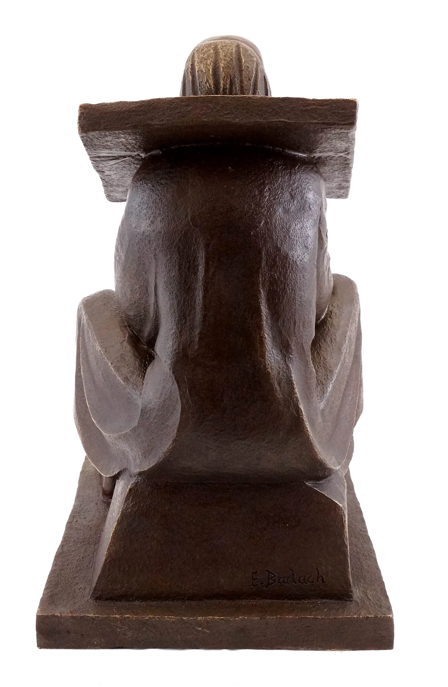 Man In Stocks (1918) - Ernst Barlach - Bronze Figure 3 Man In Stocks (1918) - Ernst Barlach - Bronze Figure - Image 3