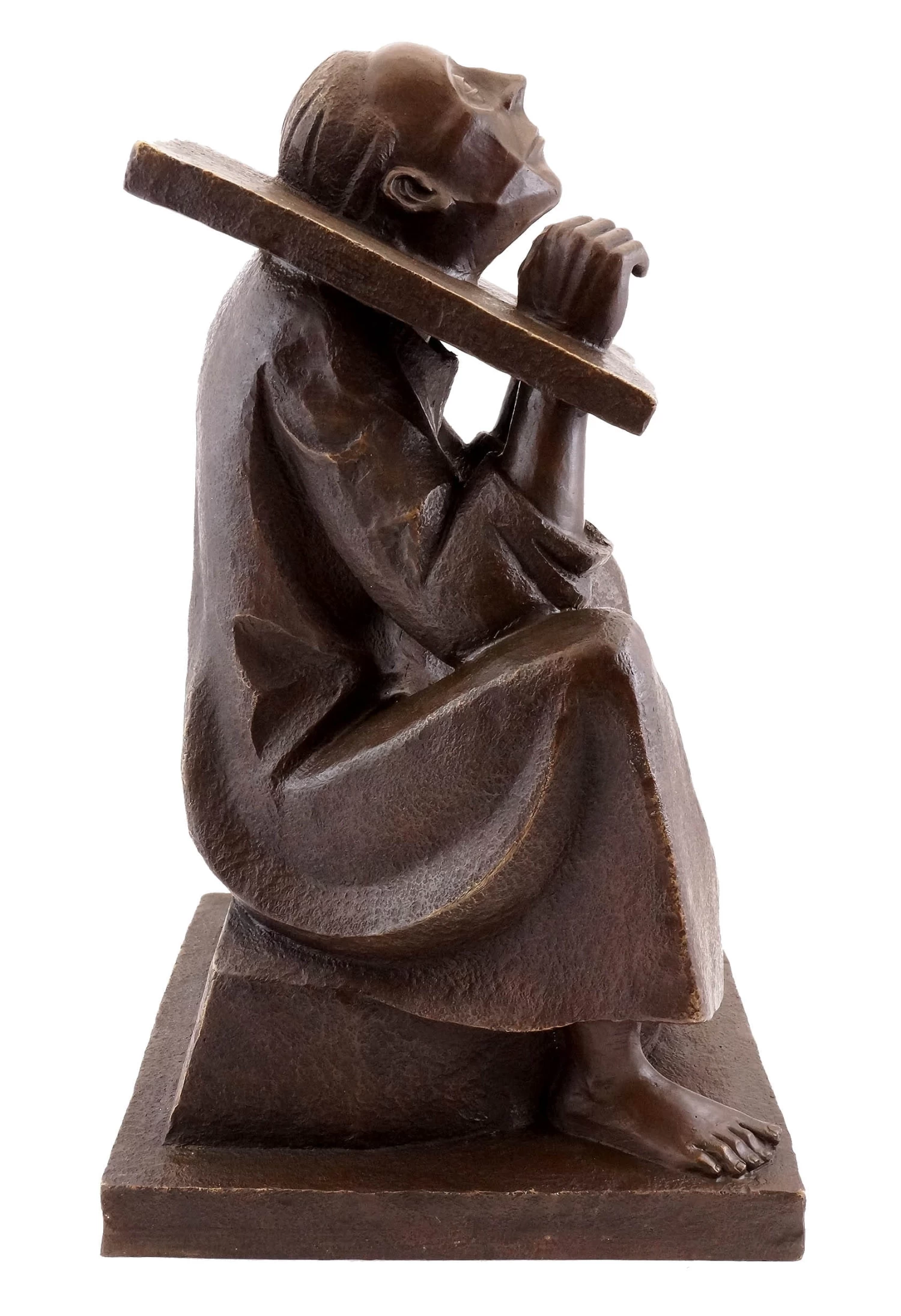 Man In Stocks (1918) - Ernst Barlach - Bronze Figure 4 Man In Stocks (1918) - Ernst Barlach - Bronze Figure - Image 4