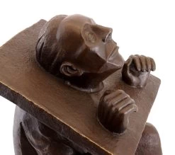 Man In Stocks (1918) - Ernst Barlach - Bronze Figure 12 Man In Stocks (1918) - Ernst Barlach - Bronze Figure -Salvador Dali Shop 698 5