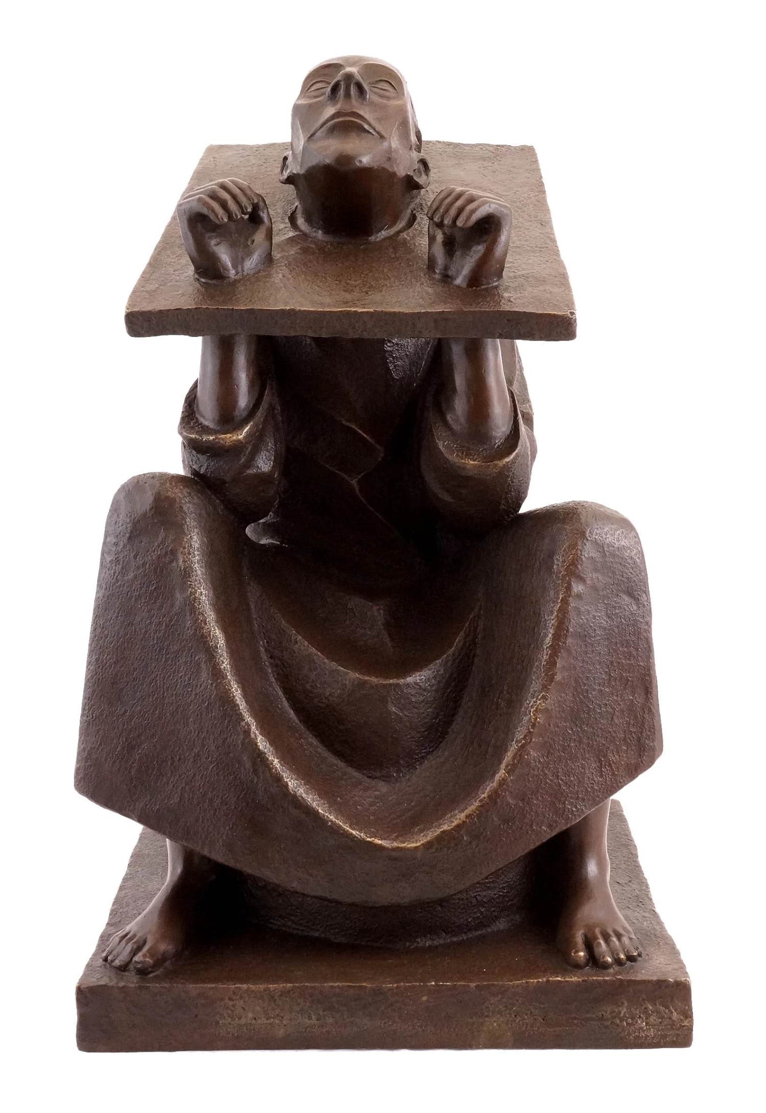 Man In Stocks (1918) - Ernst Barlach - Bronze Figure 8 Man In Stocks (1918) - Ernst Barlach - Bronze Figure - Image 8