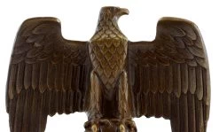 Imperial Eagle On An Iron Cross - First World War - Real Bronze