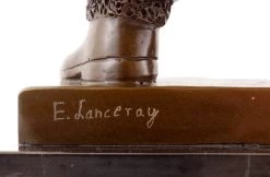 Russian Cossack - Bronze Figure - Eugene Lanceray - Real Bronze -Salvador Dali Shop 705 459300bcf87282